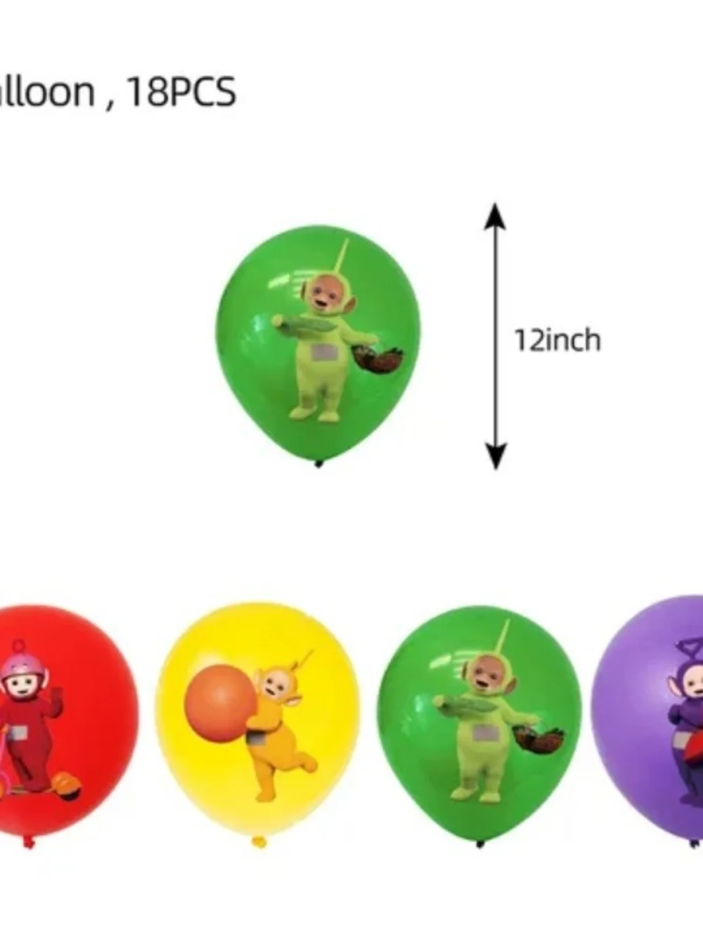 Teletubbies Birthday Party Supplies Set Balloons Cake Toppers Banner Plates Cups